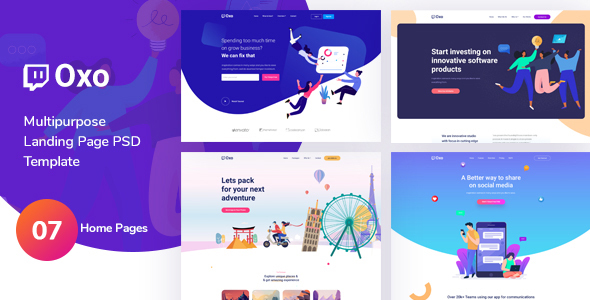 OXO - App Landing Page