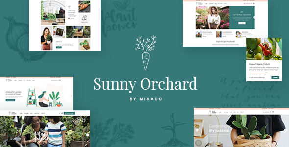 SunnyOrchard - Landscaping and Gardening WordPress Theme