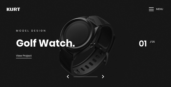 Kurt - Creative Portfolio product preview