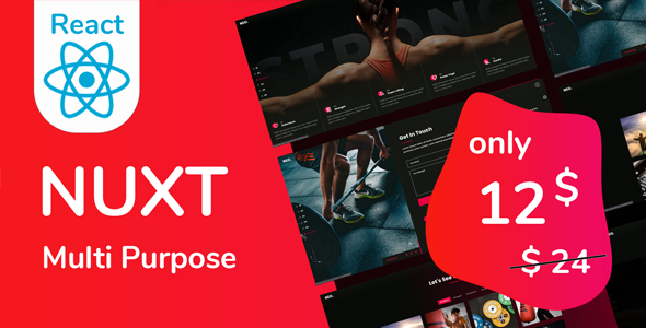 Nuxt | React Multi-Purpose Template