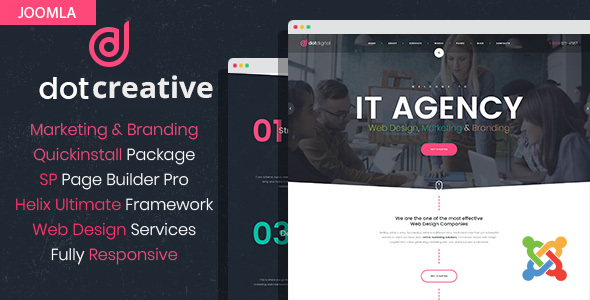DotCreative – Joomla 6 Web Design Agency Template