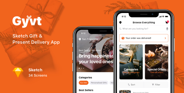 Gyvt - Sketch Gift & Present Delivery App