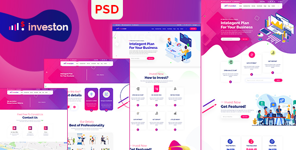 Investon - Multipurpose Business PSD Template