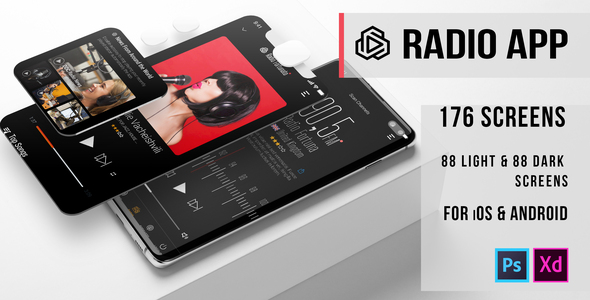Fortunato - Radio UI Kit for Mobile App
