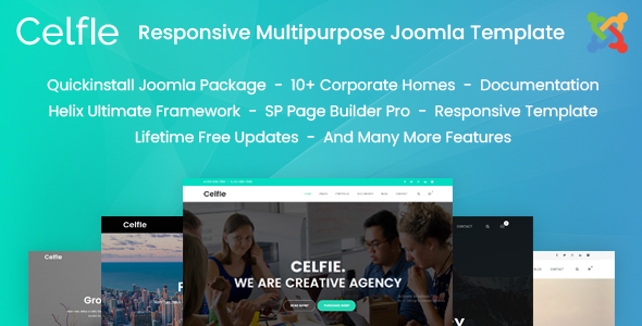 Celfie - Responsive Multipurpose Creative  Joomla 6 Template