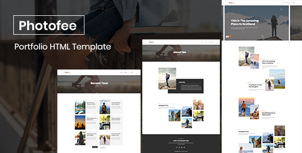 Photofee - Travel and Tour Personal Portfolio HTML 5 Template