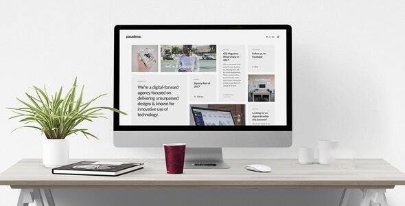 Pasadena - Sophisticated Branding Agency Joomla Template listing image