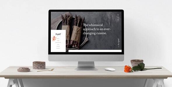 Preview image for Berghoef - Modern Restaurant Template for Joomla