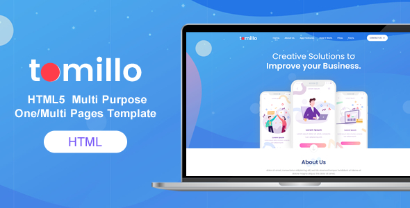 Tomillo - Bootstrap 4 HTML 5  Multi Purpose One/Multi Pages Template