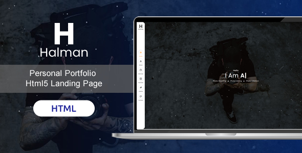Halman | Personal Portfolio Html5 One Page Template