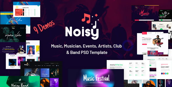 Noisy | Music PSD Template
