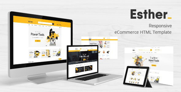 Tools & Accessories Store HTML Template - Esther