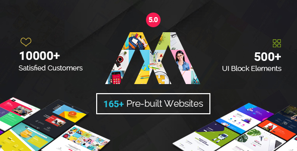 MegaOne - One Page Parallax product preview
