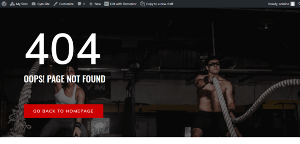 Gymsite - Gym & Fitness Elementor Template Kit