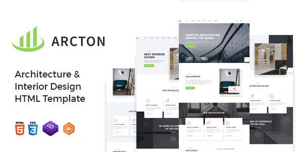 Arcton - Architecture & Interior Design HTML Template