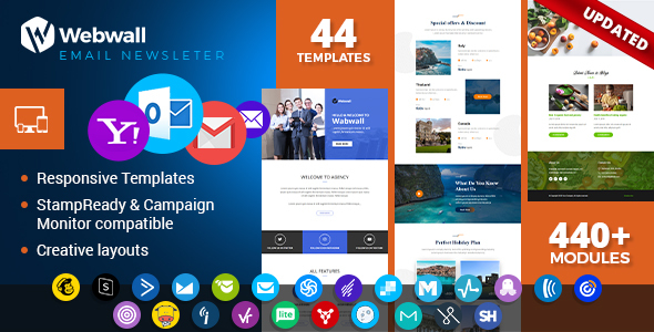 Webwall - Multipurpose Email Template V13