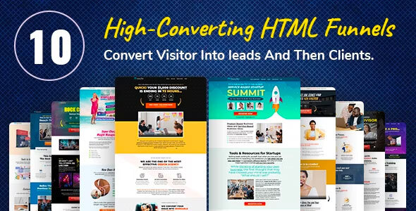 Preview image for Funnel HTML Templates V3
