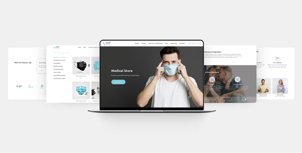 Staf - Medical Store Muse Template