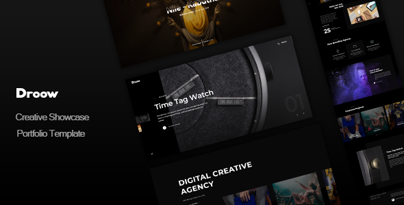 Droow - Creative Showcase Portfolio Template