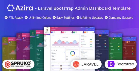 Azira – Laravel UI Admin and Dashboard Template