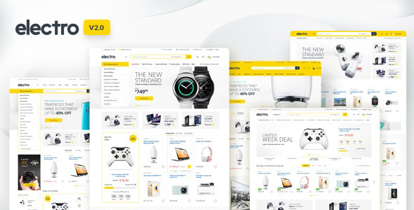 Electro 2 Premium Responsive Magento 2 | RTL supported
