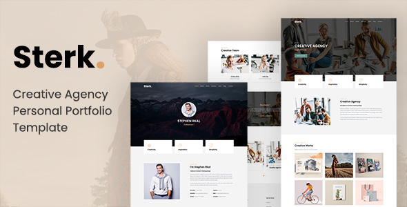 Sterk - Creative Agency & Personal Portfolio Template