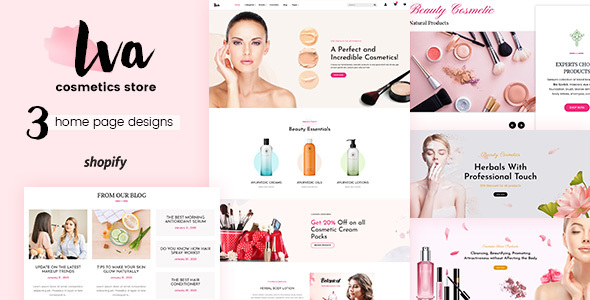 Iva - Cosmetics Shopify Theme listing image