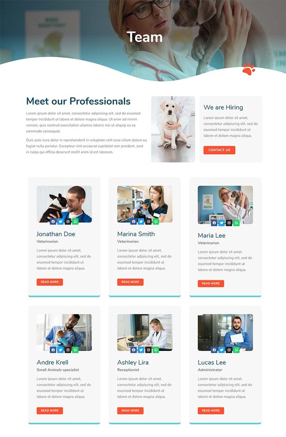 Med Pets - Veterinarian Elementor Template Kit