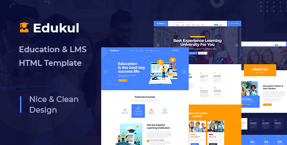 Edukul - Online Learning & LMS HTML Template