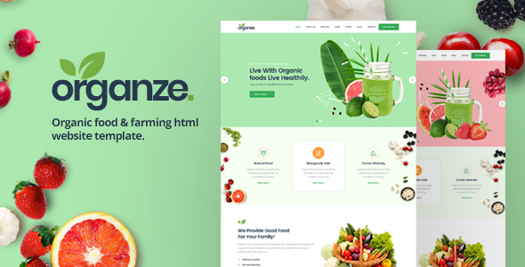 OrganZe | Organic Food & Farming HTML Template