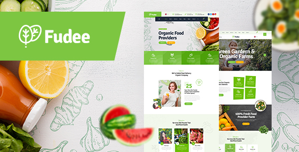 Fudee - Organic Food HTML5 Template product preview