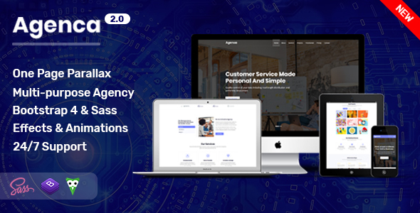 Agenca - One Page Parallax