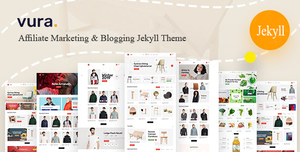 Vura - Affliate Blogging & eCommerce Jekyll Templates