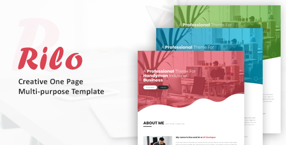 Rilo - One Page Parallax