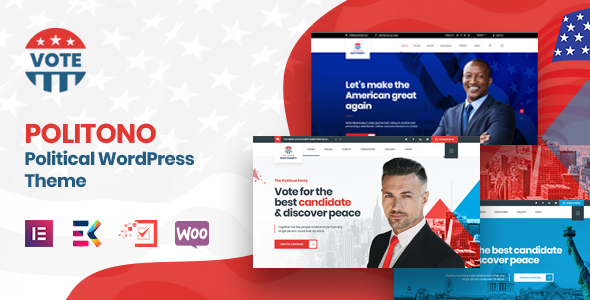 Preview image for Politono - Political Election Campaign WordPress Theme