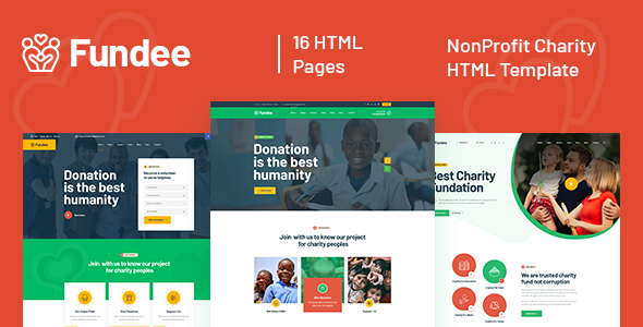 Fundee - NonProfit Charity HTML5 Template