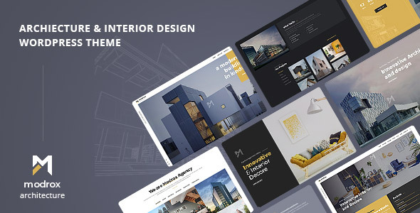 Modrox : Architecture And Interior WordPress Theme product preview