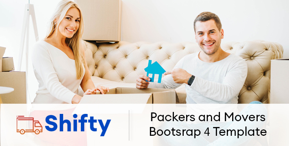 Preview image for Shifty- Packers and Movers HTML Template