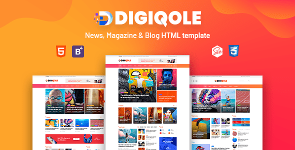Digiqole - News, Magazine HTML Template listing image