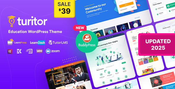 Turitor - Education WordPress Theme