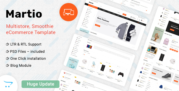 Product preview supplied for Martio -  Multipurpose Premium Opencart 3 Theme