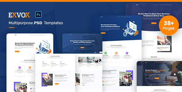 Preview image for Exvox - Multipurpose PSD  Templates