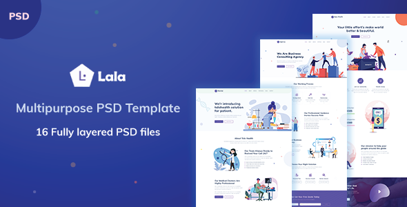 LALA - Multipurpose PSD Template