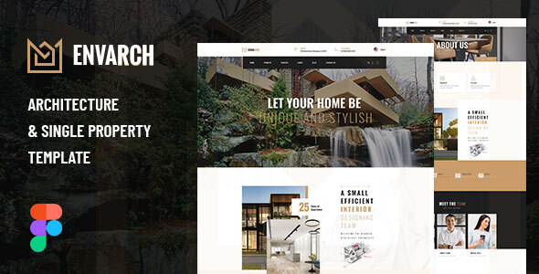 EnvArch - Architecture and Single Property Figma Template