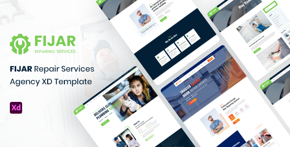 Fijar - Multipurpose Repair Service Agency XD Template