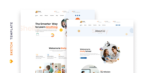 Shelly – School Template for Sketch