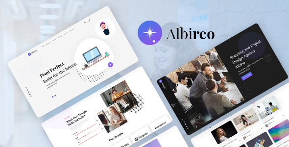 Albireo - Creative One Page PSD Template