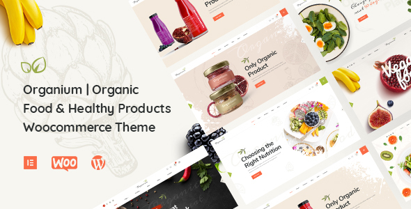 Organium | Healthy & Organic Food Woocommerce Theme product preview