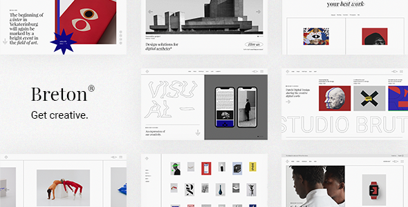 Breton - Creative Agency WordPress Theme