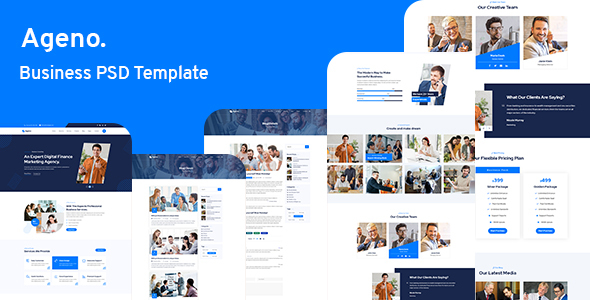 Ageno - Business PSD Template